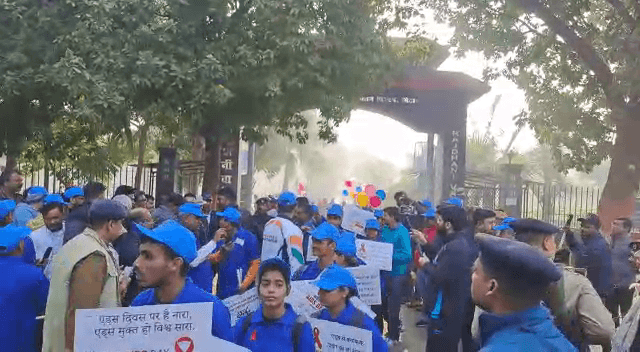 AIDS DAY पर आयोजित जागरूकता रैली में DY.CM तेजस्वी ने की मार्मिक अपील..