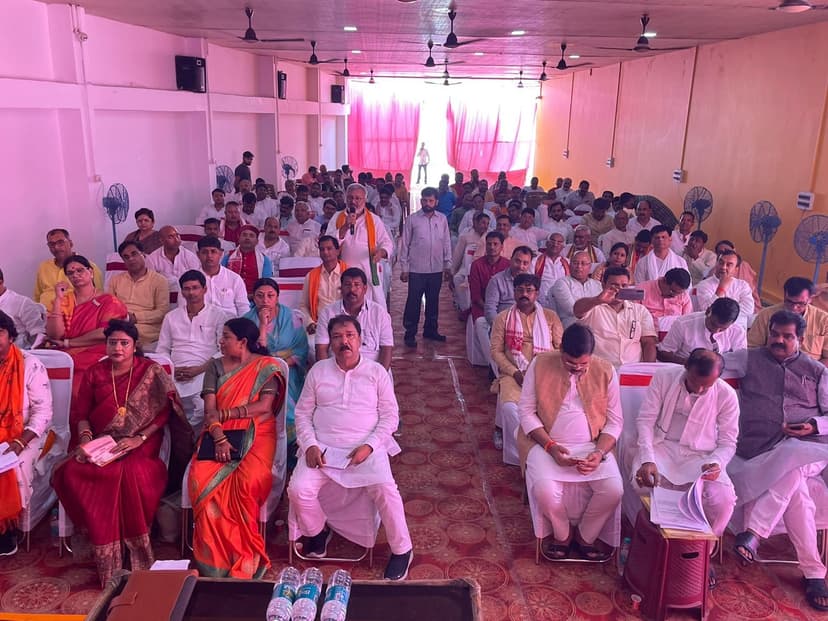 कटिहार में आयोजित बीजेपी प्रदेश कमिटि की बैठक में ज्ञानवापी एवं मोदी के 8 साल समेत कई मुद्दों पर चर्चा