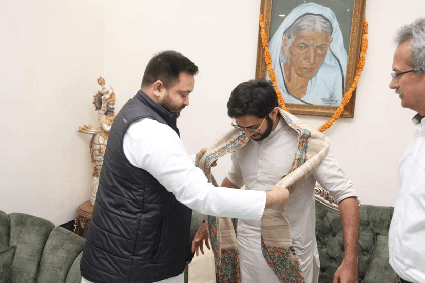 पटना में बोले आदित्य ठाकरे, तेजस्वी के साथ लोकतंत्र को बचाने के लिए काम करेंगे