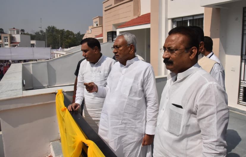 CM नीतीश ने हाईटेक विधायक आवास का किया उद्घाटन, देखिए तस्वीरों में
