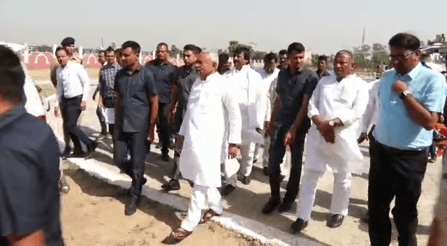 वैभारगिरी पहाड़ का किया हवाई निरीक्षण...आगलगी की समीक्षा बैठक में अधिकारियों को दिए कई निर्देश..