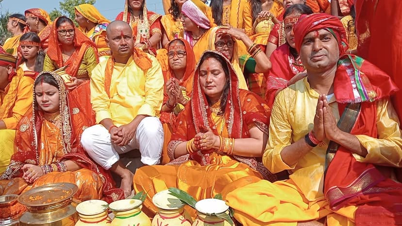 9 दिवसीय रुद्र महायज्ञ का शुभारंभ, धूमधाम से निकली शोभायात्रा