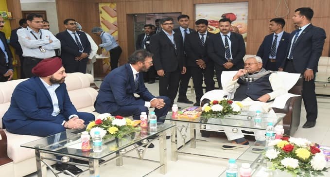 बिहटा में ब्रिटानिया बिस्कुट फैक्ट्री का किया उद्घाटन, केसरिया में भी कई योजनाओं की देंगे सौगात