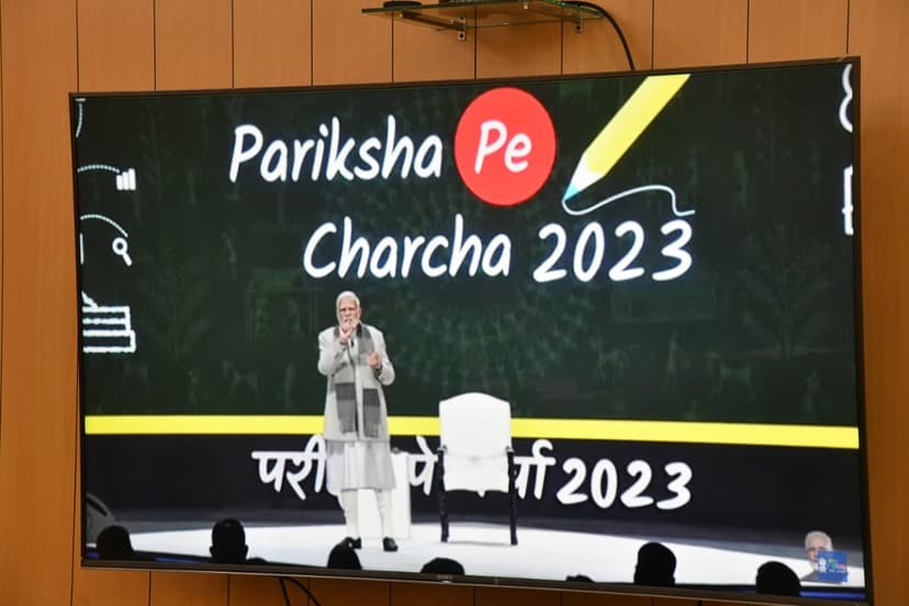 BJP सांसद विवेक ठाकुर ने पटना में परीक्षा पे चर्चा 2023 कार्यक्रम में लिया भाग, पीएम मोदी की बातों को बताया परीक्षार्थियों के लिए रामबाण