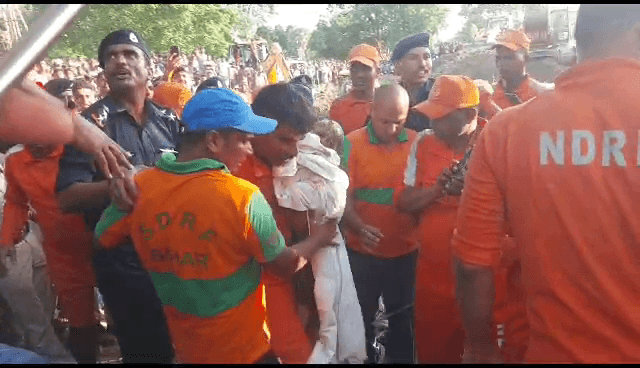 NALANDA में मासूम को बोरवेल से सुरक्षित निकाला गया