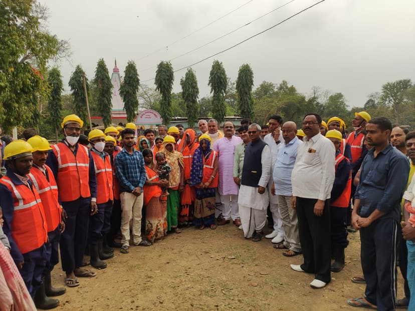 BJP MLC सुनील चौधरी ने बिरौल प्रखंड के अरगा-उसरी पंचायत में कई योजनाओं का किया उद्घाटन, लोगों ने किया पूरजोर स्वागत