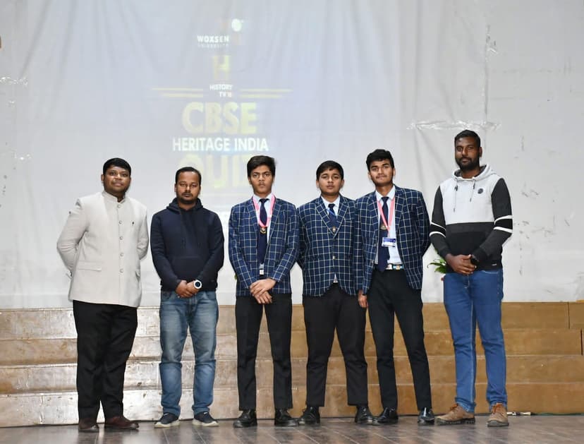 विद्या विहार आवासीय विद्यालय पूर्णिया ने CBSE हेरिटेज इंडिया क्विज़ 2024 जोनल राउंड में रचा इतिहास