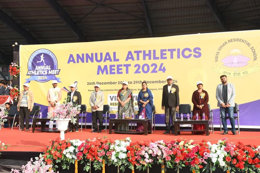 विद्या विहार आवासीय विद्यालय का वार्षिक एथलेटिक्स मीट 2024 का आयोजन, खेल भावना और नेतृत्व का दिखा संगम