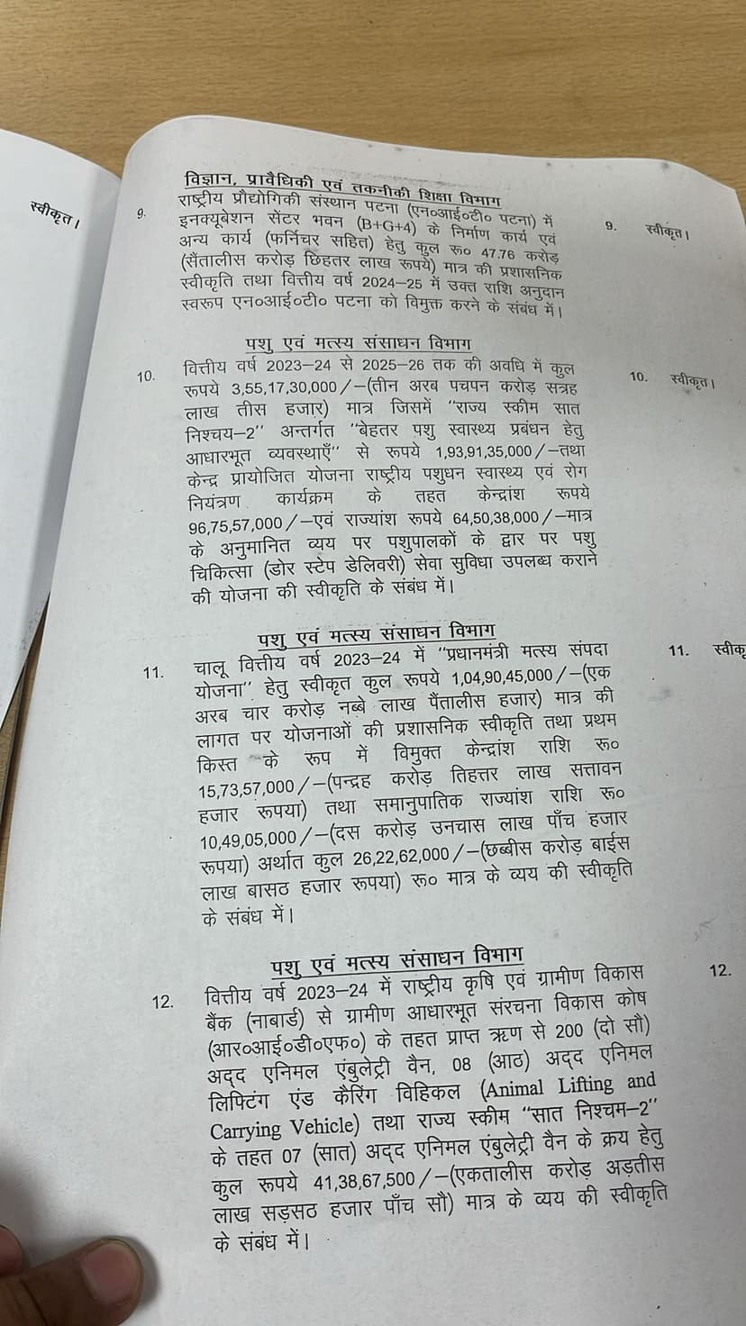 बिहार की नई सरकार ने लिए कई बड़े फैसले,नीतीश कैबिनेट ने 14 एजेंडों पर लगाई मुहर,जानें डिटेल्स..