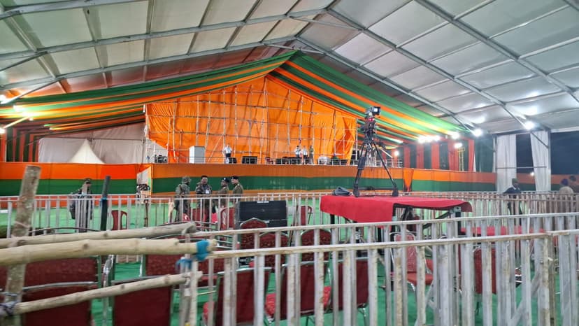 धनबाद से कल पीएम मोदी देंगे झारखंड को बड़ी सौगात, कार्यक्रम स्थल का बाबूलाल मरांडी ने किया निरीक्षण