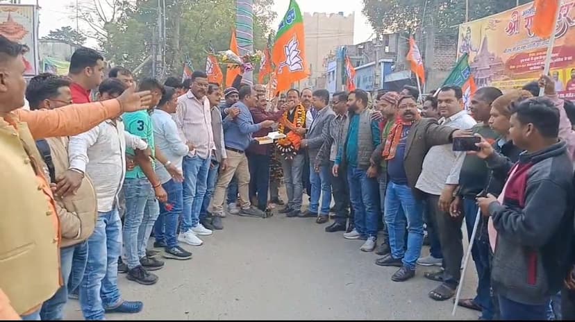 एक बार फिर संजू पाण्डेय बने जिलाध्यक्ष