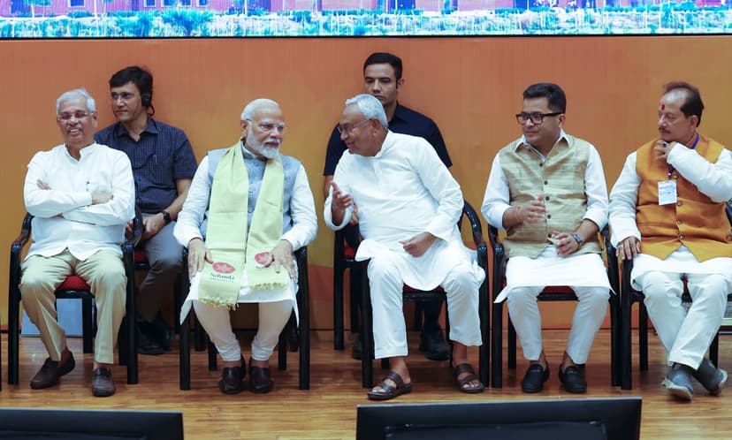 PM ने नालंदा विश्वविद्यालय के नए कैंपस का किया उद्घाटन, सीएम नीतीश ने ऐसे जताया आभार