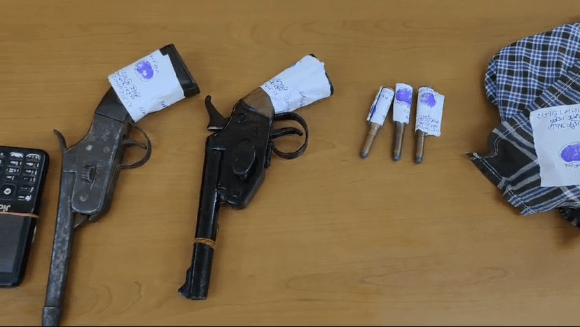 बड़ी घटना में अंजाम देने के फिराक में थे 4 अपरधी, पुलिस ने हथियार के साथ दबोच लिया