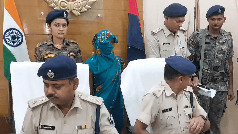 हार्डकोर नक्सली रानी कोड़ा गिरफ्तार, पुलिस मुठभेड़ समेत कई मामलों में थी फरार