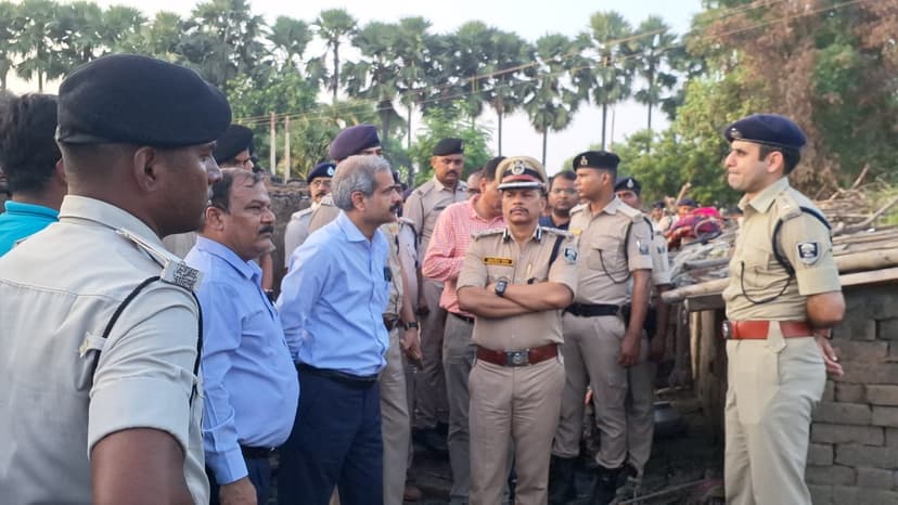 सीनियर अधिकारियों ने घटनास्थल का लिया जायजा, कहा : नहीं बख्शे जाएंगे आरोपी