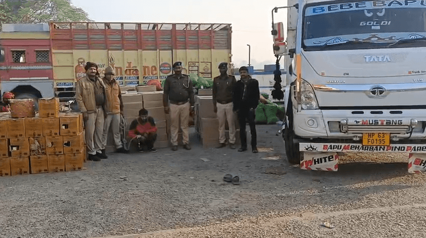 एक तस्कर गिरफ्तार, टाटा अल्ट्रा ट्रक जब्त