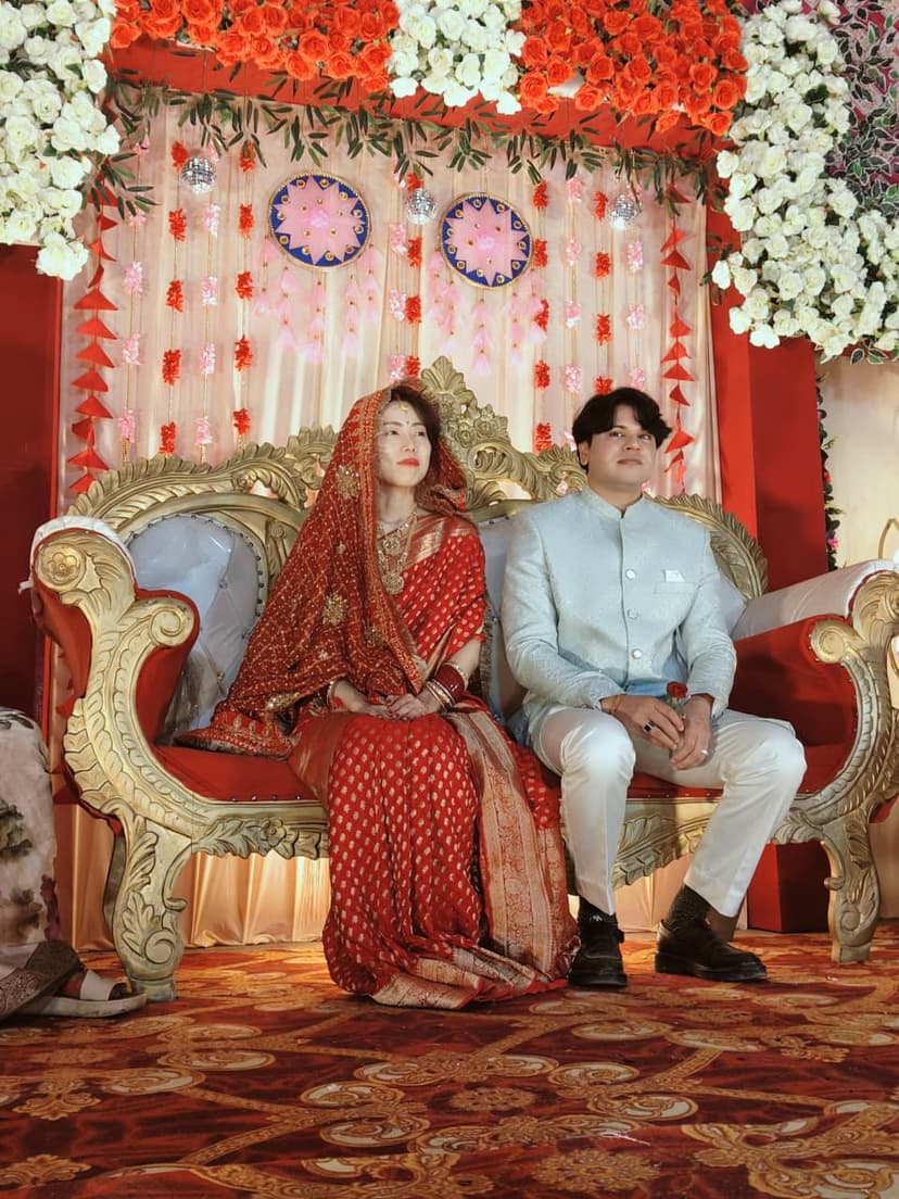 शादी के बाद मारिया पहुंची ससुराल