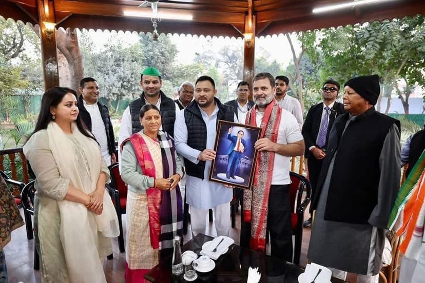राहुल गांधी-लालू प्रसाद की मुलाकात पर नीतीश के मंत्री का तीखा तंज, कहा : 'बिहार में परजीवी है कांग्रेस'