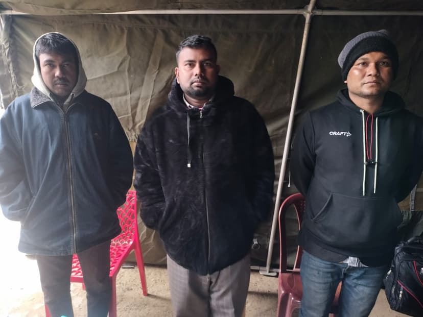एसीबी ने रक्सौल बॉर्डर से अवैध रूप से भारत में घुसपैठ करते चार संदिग्ध लोगों को किया गिरफ्तार