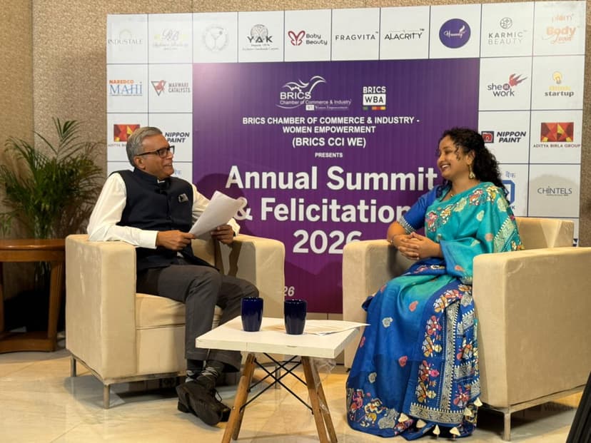 विधायक कल्पना सोरेन को 'BRICS CCI WE एनुअल वुमेन समिट 2026' में ट्रेलब्लेज़र अवार्ड से किया गया सम्मानित